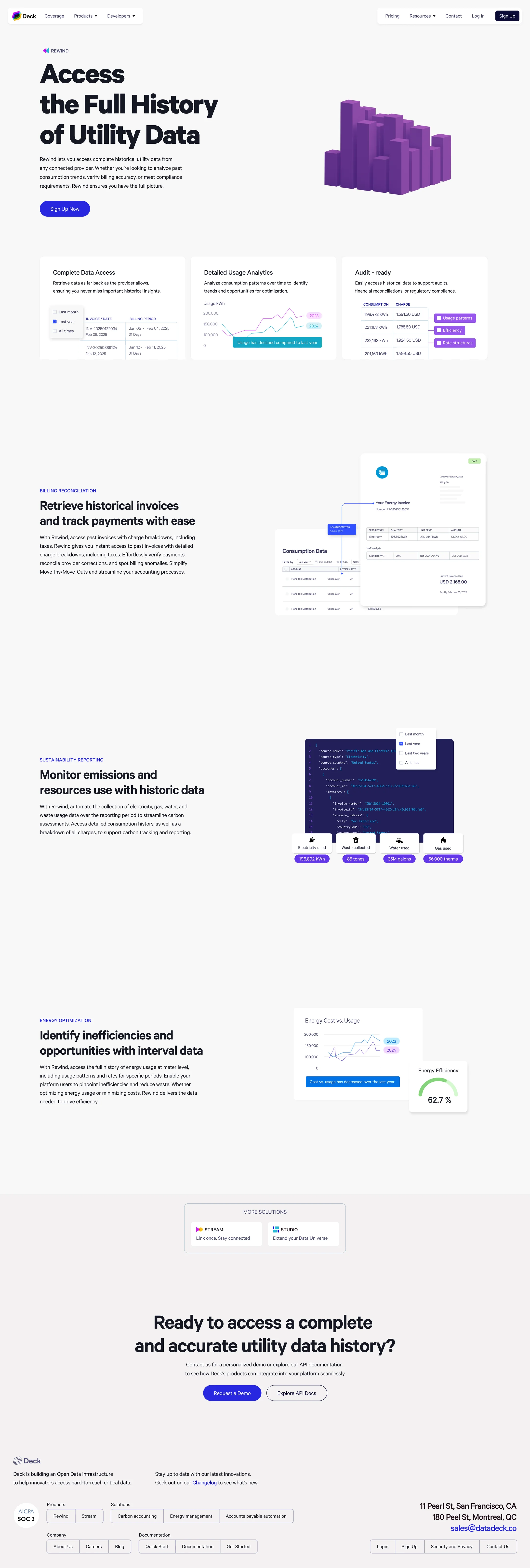 Deck Rewind product page