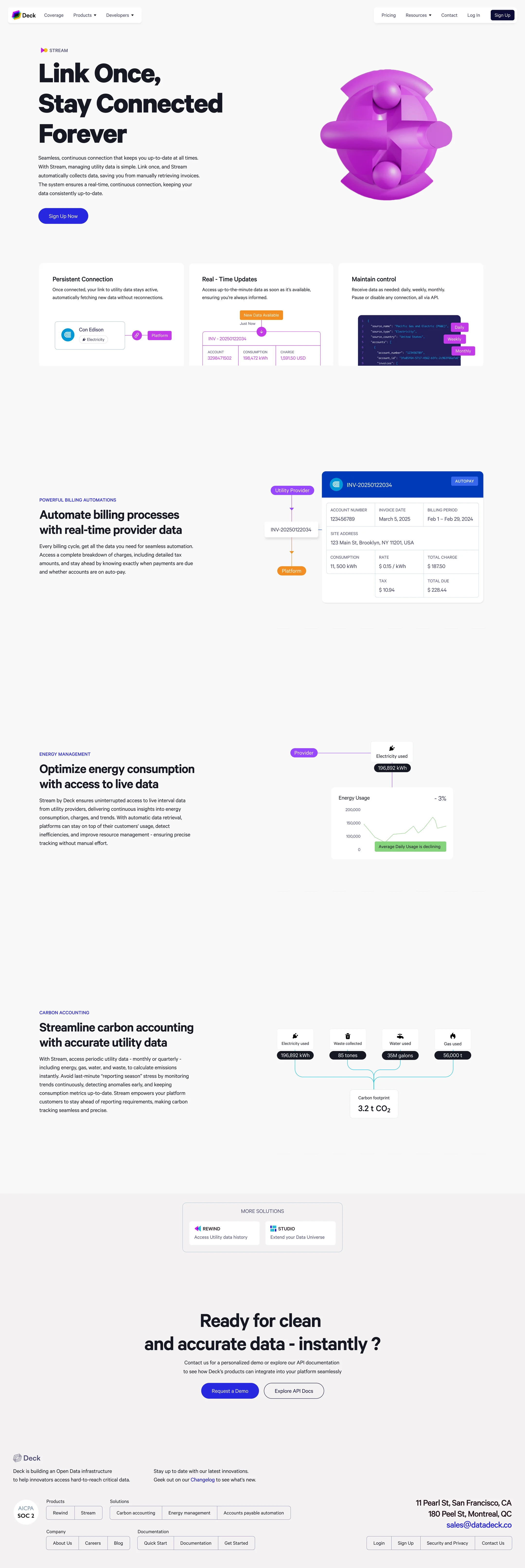 Deck Stream product page
