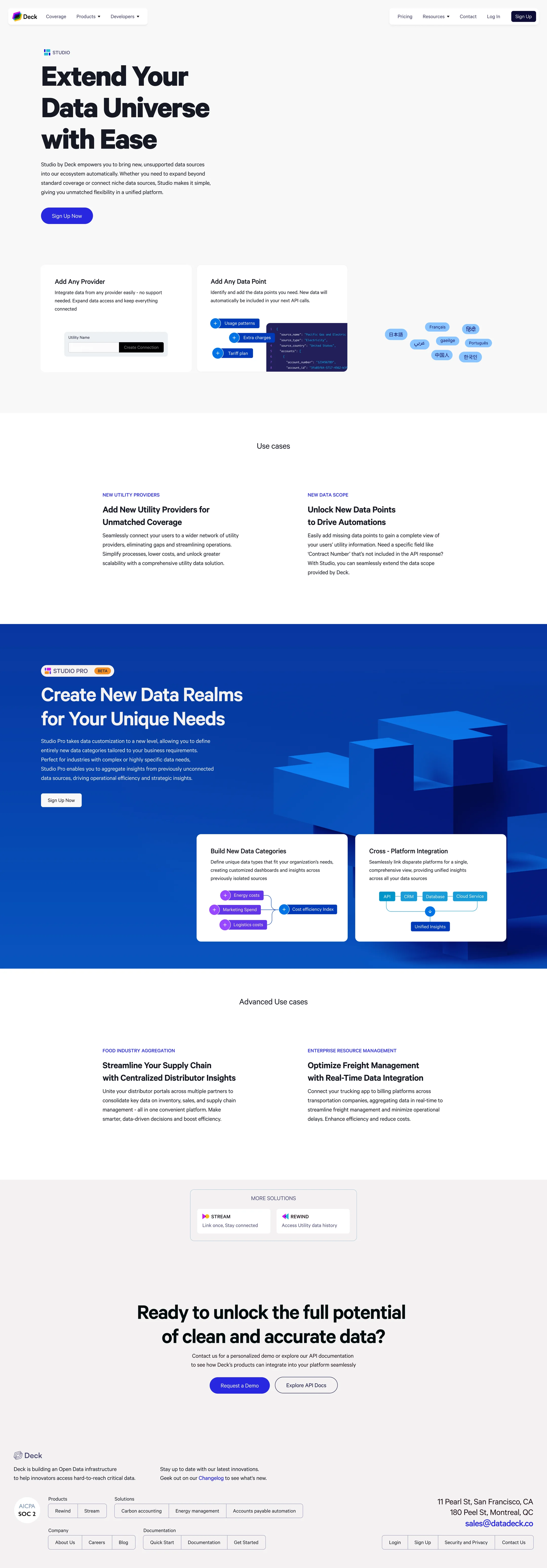 Deck Studio product page